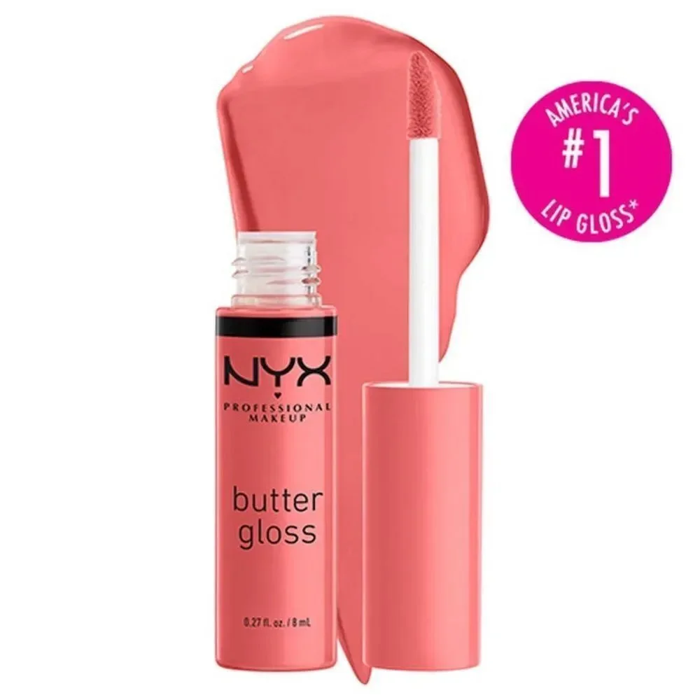 5/$25💜 NYX Butter Gloss Creamy Lip Gloss in Creme Brulee
